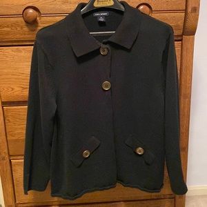 SML Sport Cardigan Sweater Black Size XL
